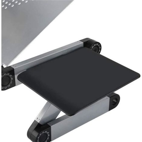 Table d'ordinateur portable, bureau d'ordinateur portable pliant support d'ordinateur portable réglable Table de lit poste de [649] (1/4)