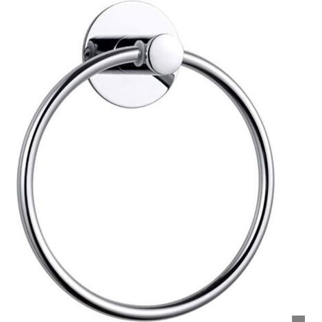 Porte Serviette, Acier Inoxydable Anneau Porte-Serviette, 16 cm, Mural Rond Anneau Serviette pour Salle de Bains, Cuisine, Chambr (1/5)