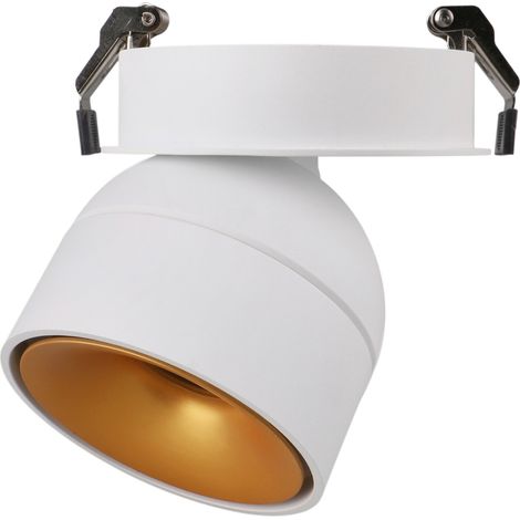 Empotrable techo tilt UKU1 Corte de fase L,C LED COB 7W 881lm(711lm)/913lm(695lm)/954lm(737lm) CRI90 2700K/3000K/4000K 28º Blanco Oro (1/4)