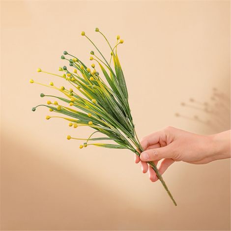 Feuille Artificielle - Décor Végétal en Plastique pour Intérieur Maison Bureau Événements Fêtes - 1 Pièce (1/4)