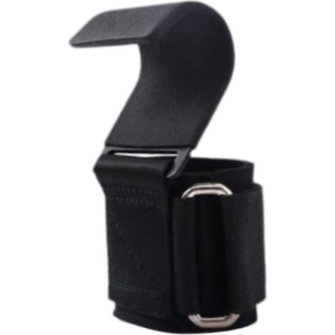 Fitness Weight Lifting Hook for Men Women Exercise Strength Training Thick Wrist Padding Weight Lifting Grip for Shrugs Rows (1/5)