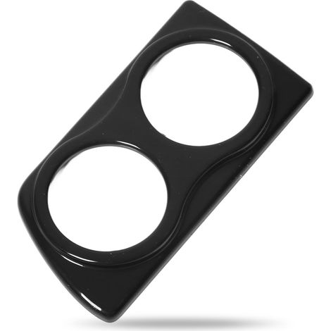 Support de double manomètres pour tableau de bord, avec grille d'aération, noir brillant, remplacement pour Vauxhall Astra H VXR MK5 conduite à droite. (1/5)