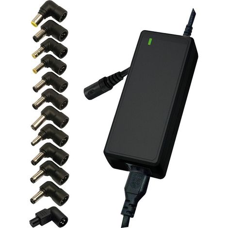 Alimentatore universale per notebook 15/16/18,5/19/19,5/20 Vdc 4,5A 90W, 12 spinotti inclusi - Victory