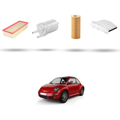Kit tagliando 4 filtri compatibile con Vw New Beetle / Cabrio (5C) 2.05 V5 125kw Dal 2011 al 2019 (1/5)