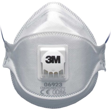 3M Masque de protection FFP2 Prévention Bactérie EN 149 Anti-pollution EN 149