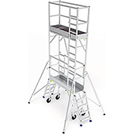Trabattello 2 Piani - Altezza max. di lavoro. 5.15m - BIBLOC