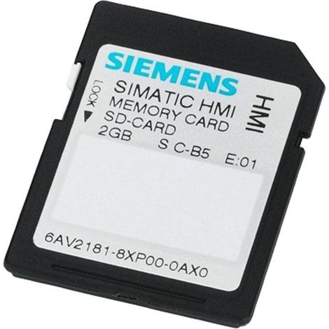 PLC - SIEMENS 6AV2181-8XP00-0AX0 6AV21818XP000AX0 TARJETA DE MEMORIA 1 PZA(S)