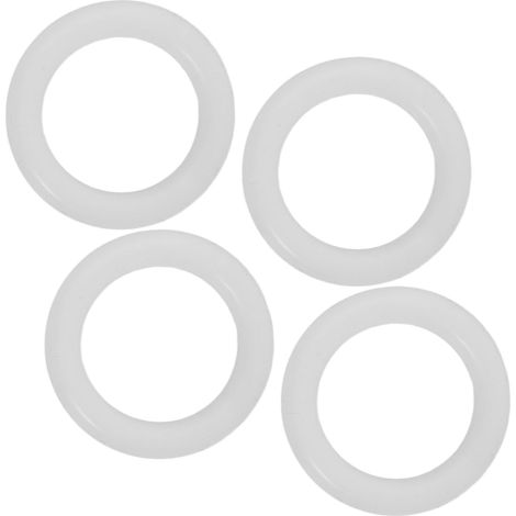 Joints de Robinet en Silicone Blancs 4 Pièces pour Eau (1/5)