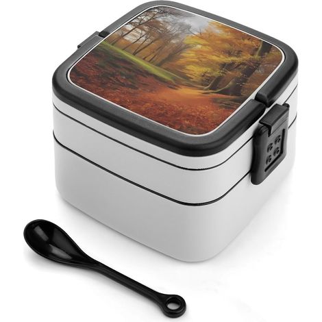 Boîte à bento empilable pour adultes, étanche, avec fermeture (1/5)
