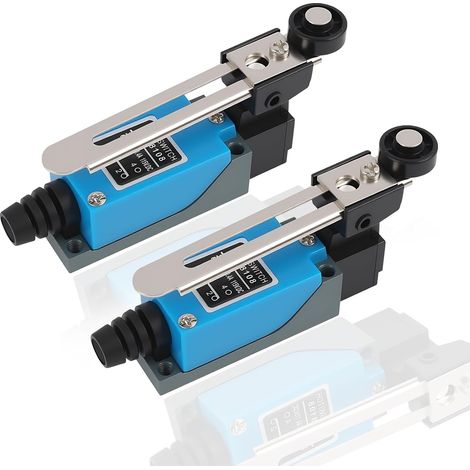 ME-8108 Endschalter, verstellbarer Dreharm mit Rolle, NC-NO, für CNC-Maschinen, Fräsmaschinen, Industriemaschinen, 250 V AC 5 A, 115 V DC 0,4 A (1/5)