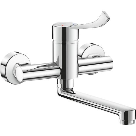 Delabie SPT-EHM Montage murale EP Securit. Bras pivotant L.150 Poignée H, standard (1/2)