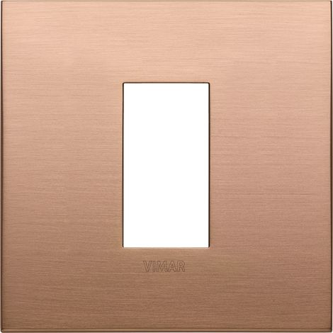 VIMAR - 19641.11 Placca Classic 1M rame spazzolato
