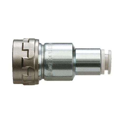 Raccord rapide pneumatique SMC, Raccord monotouche vers Femelle 10mm en Acier ( Prix pour Sachet de 5 )