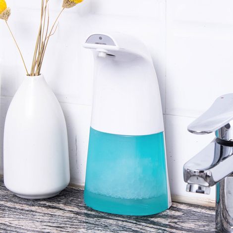 Neuer automatischer Seifenspender, 300 ml elektrischer Seifenspender, mit Sensor, wiederaufladbar, wasserdicht, geeignet für Bad/Küche/Händewaschen.