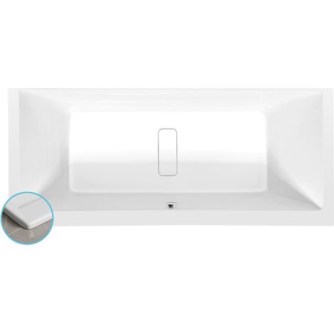 MARLENE SLIM Bain rectangulaire 190x90x48cm, blanc