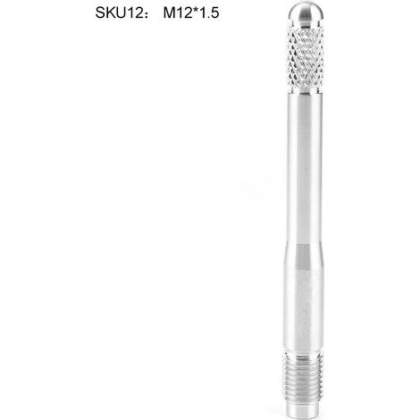 aqxreight Goupille de Positionnement de Pneu, Outil de Retrait de Raccord de Roue en Acier Inoxydable M12 Universel (M121.5). (1/5)