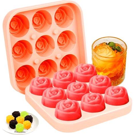 1 Glasur und Glasur aus Silikon-Nahrungsmittel (9 Kavitäten) – Antihaft-Moule (1/5)