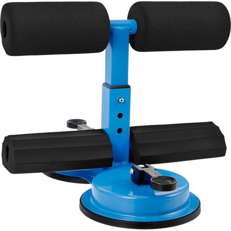 Barre sol abdominaux avec 2 ventouses élastiques + corde traction, entraînement domicile