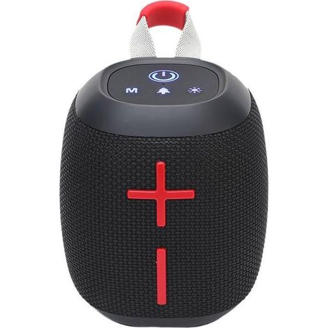 Enceinte Bluetooth - Enceinte portable avec TWS - Noire