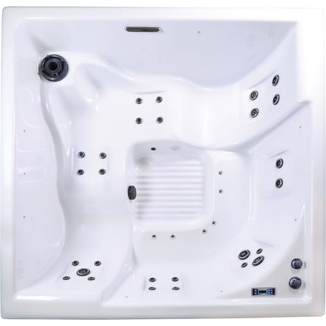 Spa NetSpa Square Wave 2 - 5 posti letto - 216x216x85cm - Coperta inclusa