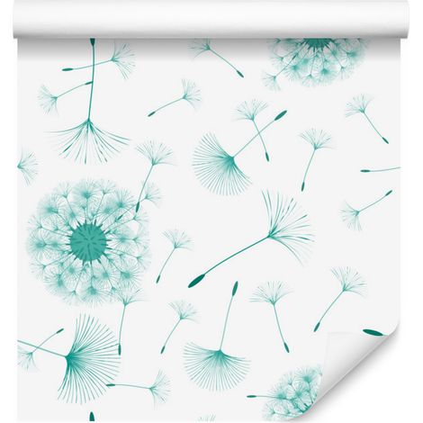 Papel pintado con diseño de semillas de diente de león para salón y dormitorio, 50x1000 cm. (1/5)