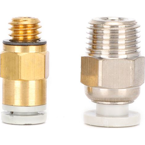 Pièces métalliques pour imprimante 3D : connecteur pneumatique d'extrudeuse CR-10 pour Creality V6 (1/5)