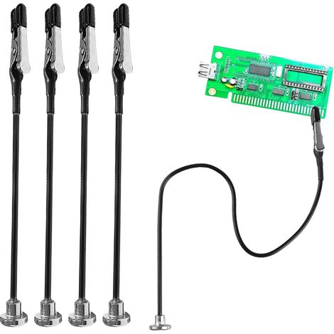 Lot de 4 mains auxiliaires magnétiques pour soudage avec bras flexibles en col de cygne pour modélisme bijouterie et travaux de précision (1/5)