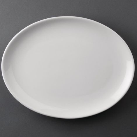 Assiettes ovales Athena 254x197mm (lot de 12) - Ref CC211 - Olympia (1/5)