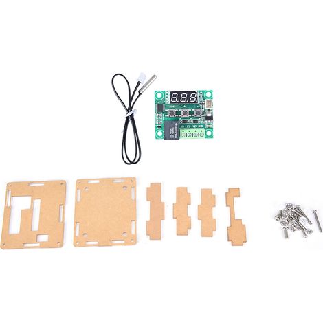 Contrôleur de température numérique W1209 Module de régulation thermostatique DC 12V haute précision -50 à 110°C avec boîtier (1/5)