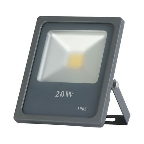 Vivida - FLOOD applique led IP65 Antracite 20W Vetro Satinato