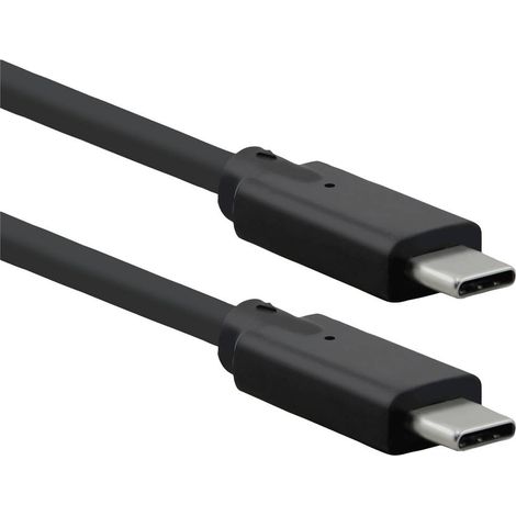 Roline Câble USB USB 3.2 Gen2x2 USB-C® mâle 1.50 m noir blindé 11.02.9072 (1/4)