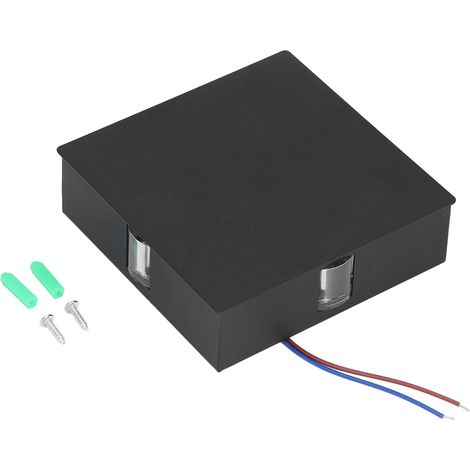 12-W-LED-Wandleuchte in Kreuzform, quadratisch, für Wohnzimmer, Schlafzimmer, Flur, Bar – Kaltweiß, 85–265 V (1/5)