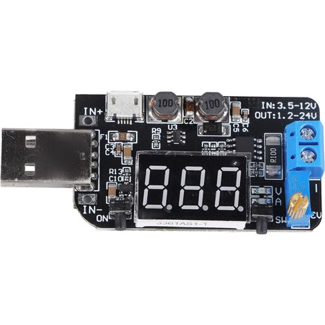 Module d'alimentation USB 5V vers 3.3V 9V 12V 18V 24V, convertisseur Buck-Boost avec protection contre les surcharges (1/5)