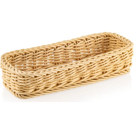 Panier à couverts 27 x 10 cm H 5 cm beige polypropylène WEAVER PRO - Was Germany (1/2)