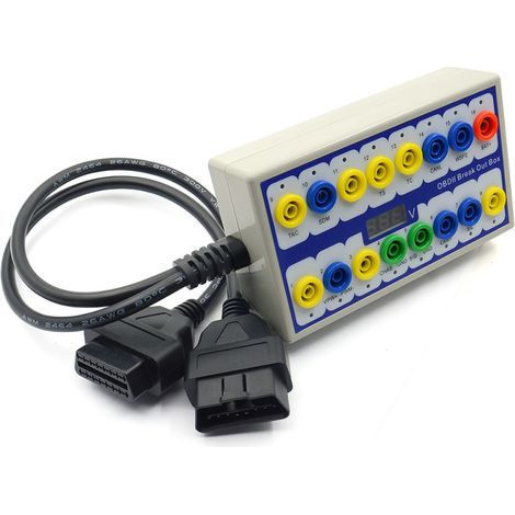 Boîtier de diagnostic OBD-II professionnel pour automobile, détecteur de protocole OBD-II, connecteur de diagnostic (1/5)