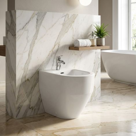 Bidet mural en céramique blanche 36x53 cm - Pro Laufen