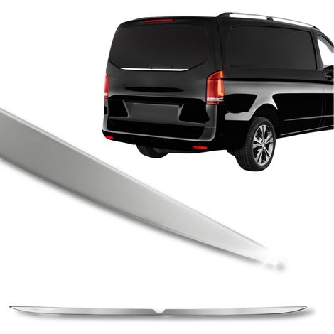 Embellecedor de ventana para portón trasero de acero inoxidable cromado Mercedes Vito W447 desde 2014- (1/5)