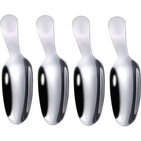 Mikikit Cuillères à Dessert Cuillère Thé Maison en Acier Inoxydable (1/5)