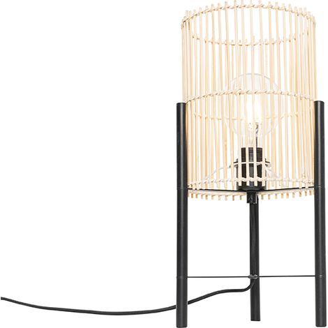 Skandinavische Tischlampe Bambus - Natasja
