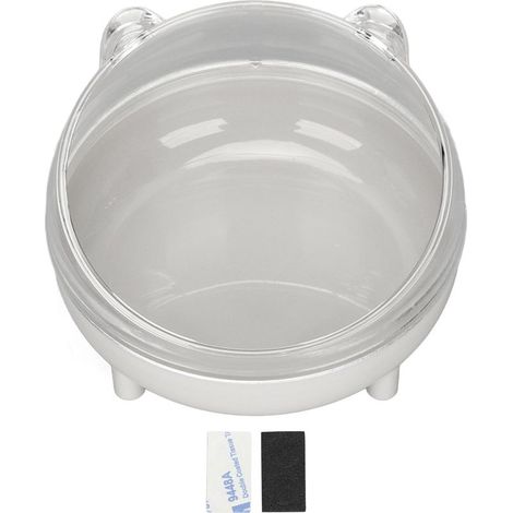 Bowl incline for chat, feeder to clog oblique to protect the column vertebrale for dog, chiot, small animals, gray (1/5)