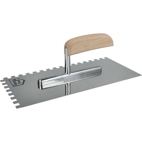 Platoir 270 x 130 mm dentelé 8 x 8 mm