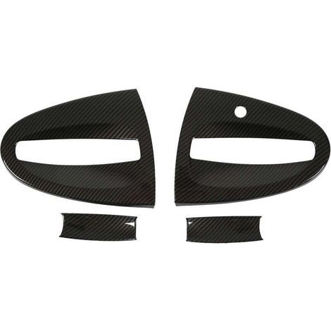 Set da 4 coperture per maniglie esterne delle portiere in fibra di carbonio per Smart Fortwo W451 2009-2015 (1/4)
