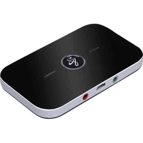 Adaptateur Bluetooth 2 en 1 émetteur-récepteur audio stéréo HIFI sans fil - Noir
