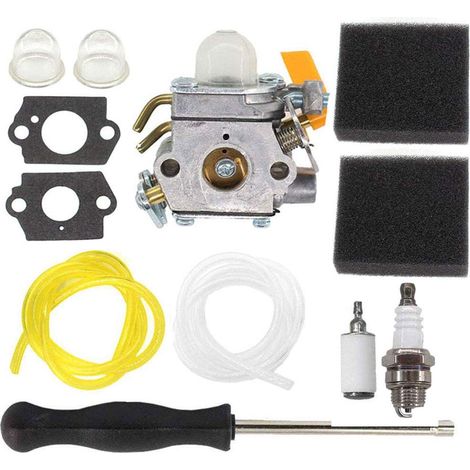 Carburateur 308054012 avec filtre à air pour taille-haie 25 cc 26 cc 30 cc 46 cc 308054003 308054008 308054013 C1U-H60 900952001 (1/5)