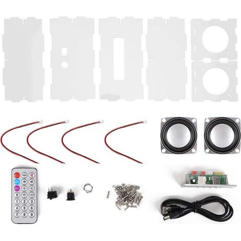 Enceintes Bluetooth - Kit DIY 3W Mini MP3 Music Stereo Speaker Haut - (1/5)