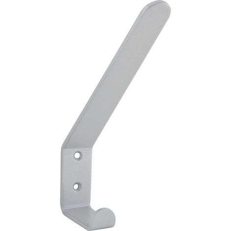Pohl Huthaken Kleiderhaken Amenti Breite 25mm, Höhe 141mm - Wandhaken für Hüte, Stahl silberfarbig (1/2)