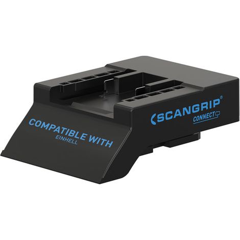 Adaptateur batterie pour lampes SCANGRIP – Compatible batteries Einhell 18V/20V – Protection surcharge et décharge – Surveillance température