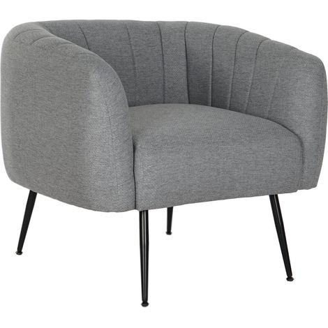 Sillon Poliester Metal 81X75X73 Gris (1/5)