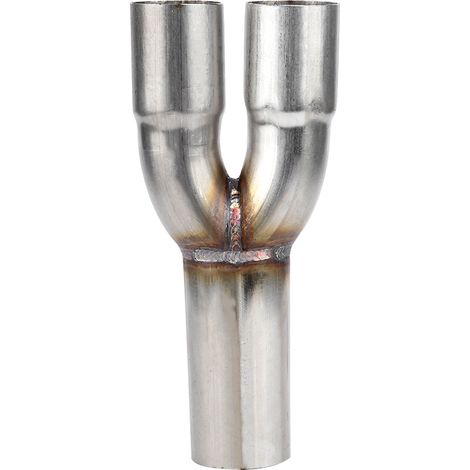 Collecteur d'échappement en acier inoxydable, entrée double 1,5'' ID, sortie unique 1,75'' OD (1/5)