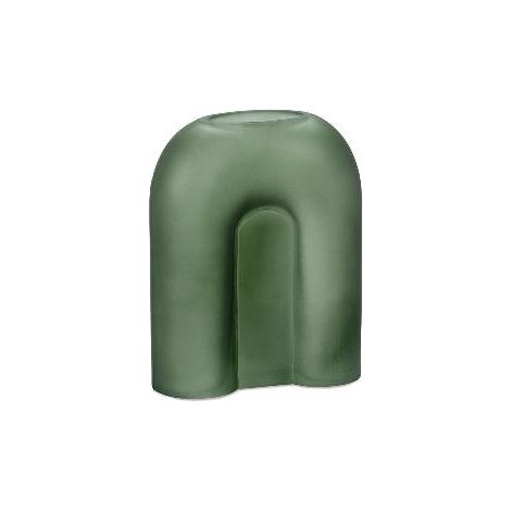 ANDREA HOUSE CR22065 Florero Rainbow Vid.Verde 16X7X20 - ref: CR22065